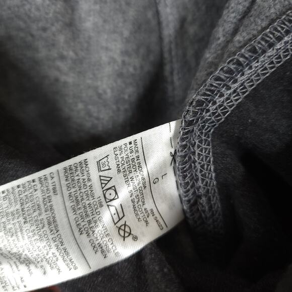 Old Navy Maternity Rollover-Waist Vintage Jogger Sweatpants in Gray Size L - Picture 8 of 10